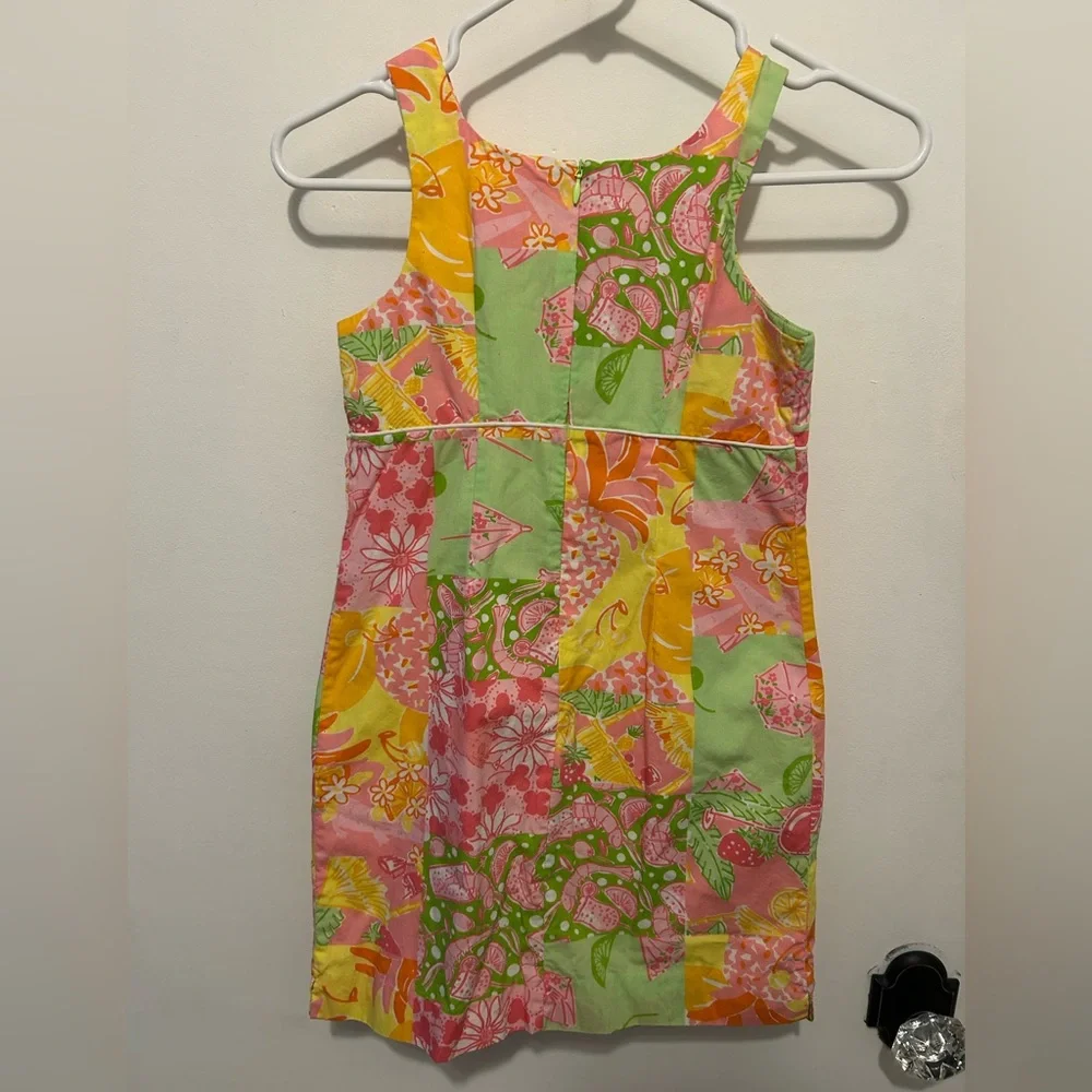 Lilly Pulitzer- Patchwork Shift Dress - Girls - Size: 8 - Picture 6 of 8